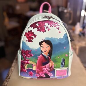 Mulan Loungefly 25th Anniversary Backpack NWT
